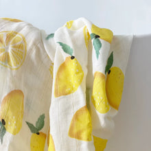 Load image into Gallery viewer, Bamboo Muslin Wrap - Lemon
