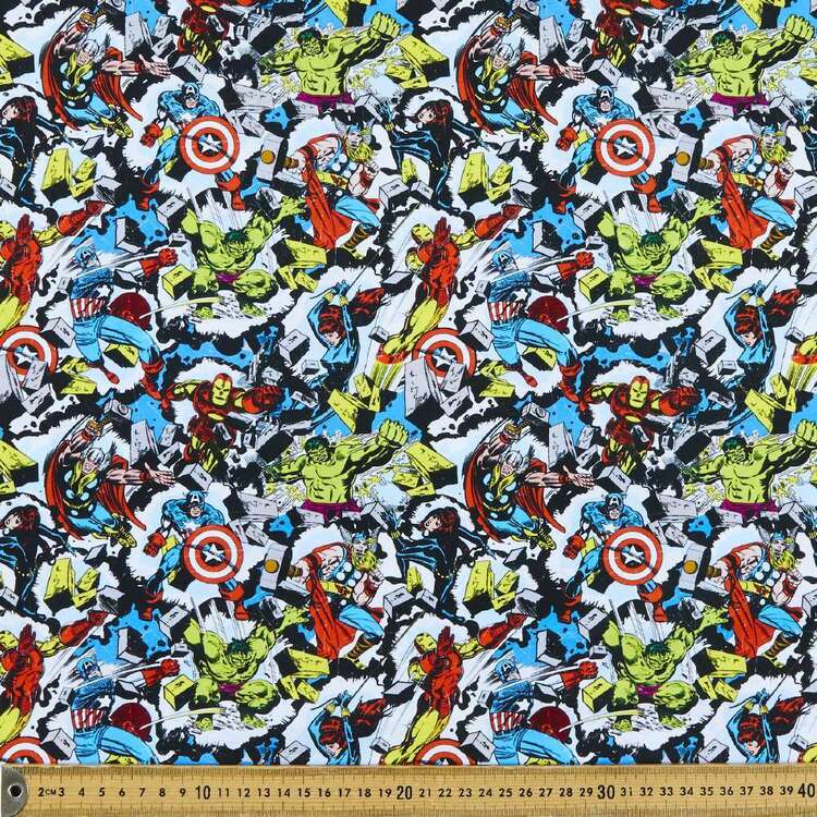 Cotton Fabric Avengers 50x55cm FQ