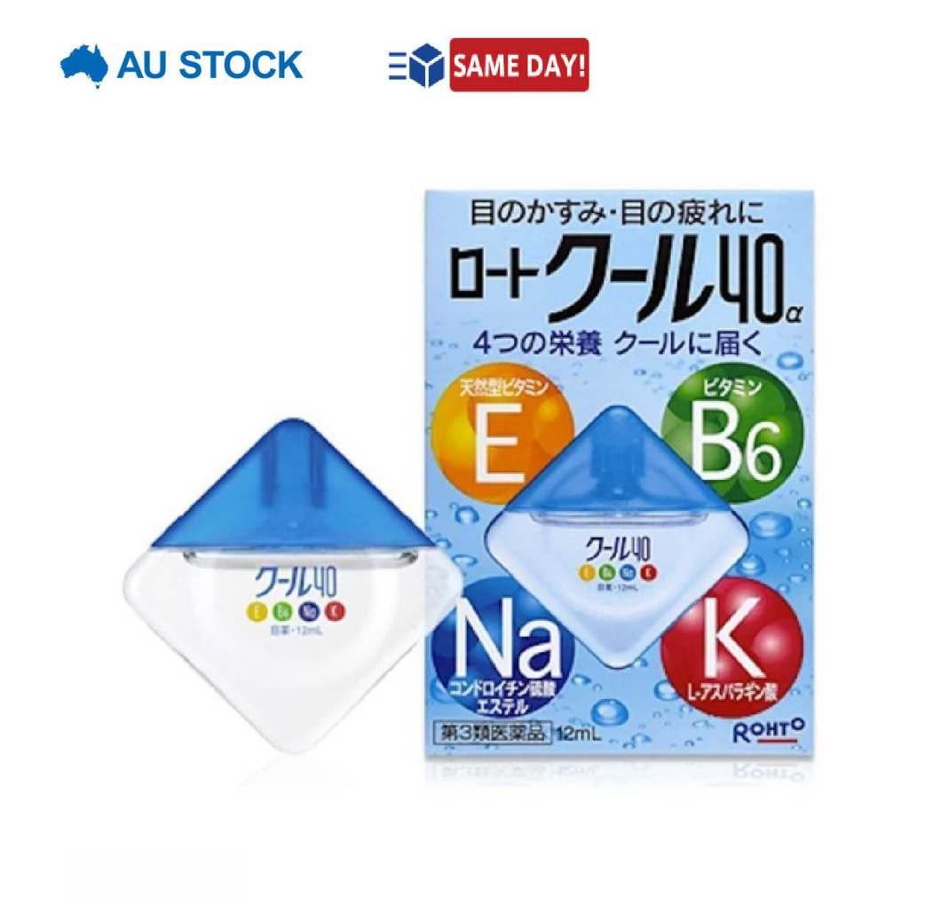 Rohto Cool 40 Alpha Vitamin Eye Drops 12ml