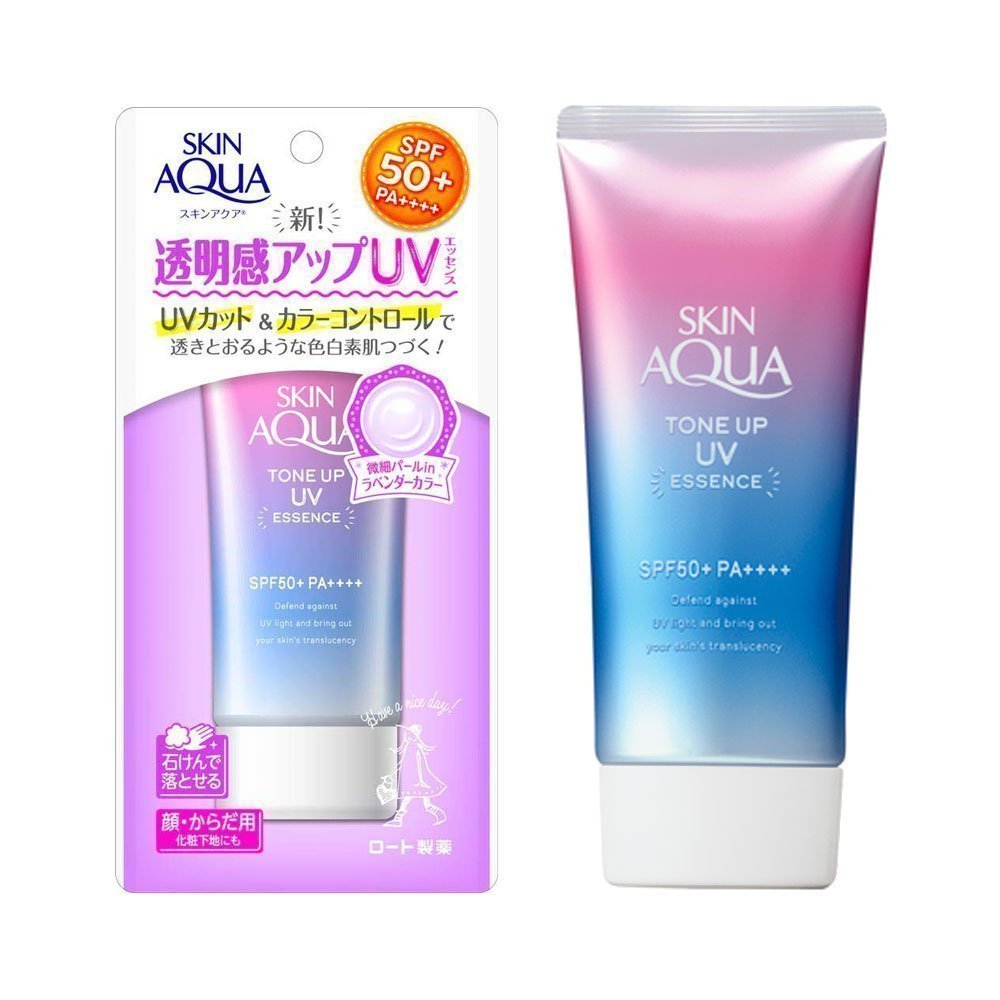 Rohto Skin Aqua Tone Up UV Essence Sunscreen 80g