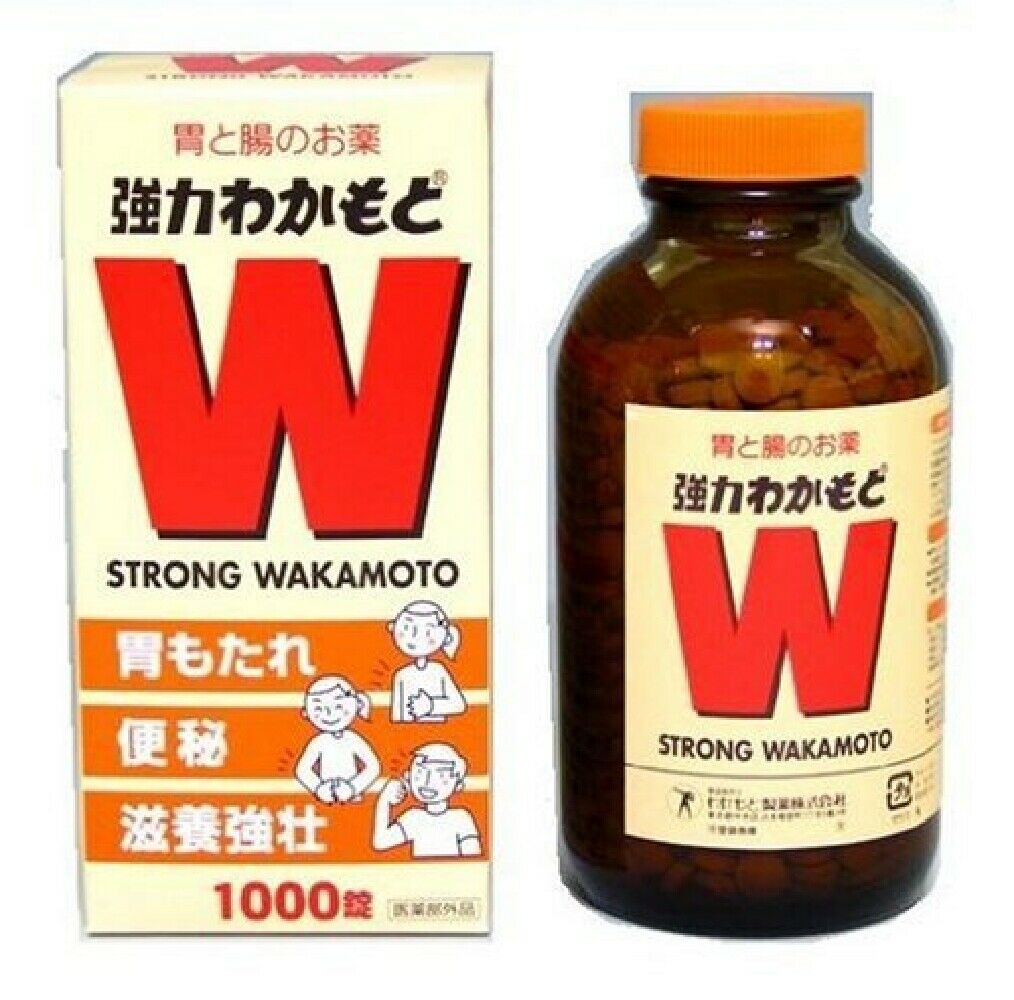 STRONG WAKAMOTO Digestive Aid Remedy 1000 tablets